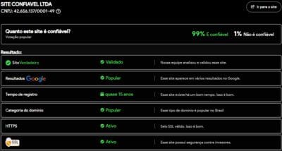 Site verificado e verdadeiro:38happ.com.br